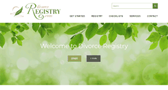 Desktop Screenshot of divorceregistry.com